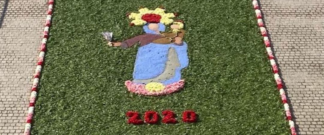 Ofrenda floral en María Pita en el 2020 Ofrenda floral en María Pita en el 2020