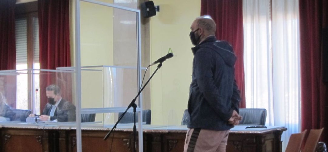 El acusado durante el juicio celebrado en enero de 2021. El acusado durante el juicio celebrado en enero de 2021.