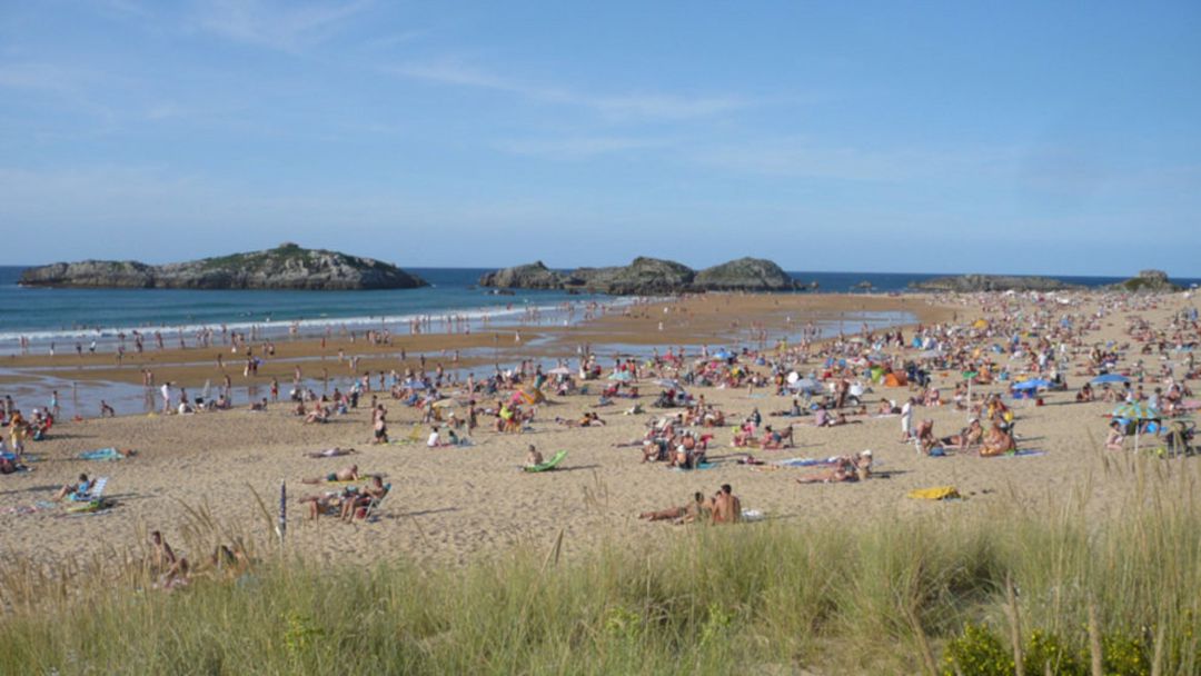 Playa de Ris en Noja. Playa de Ris en Noja.