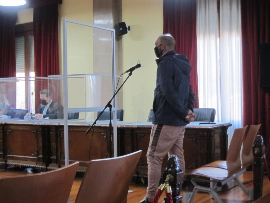 El acusado durante el juicio en enero de 2021 El acusado durante el juicio en enero de 2021