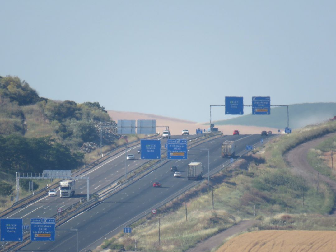 Cuesta de los visos en Córdoba, la confluencia de la A-4 y la A-45 Cuesta de los visos en Córdoba, la confluencia de la A-4 y la A-45