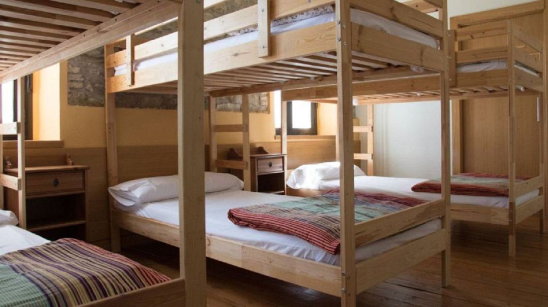 Imagen de archivo de un albergue Imagen de archivo de un albergue