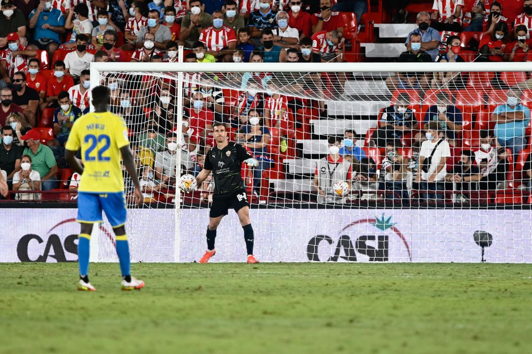 Fernando en el Almería-Las Palmas. Fernando en el Almería-Las Palmas.