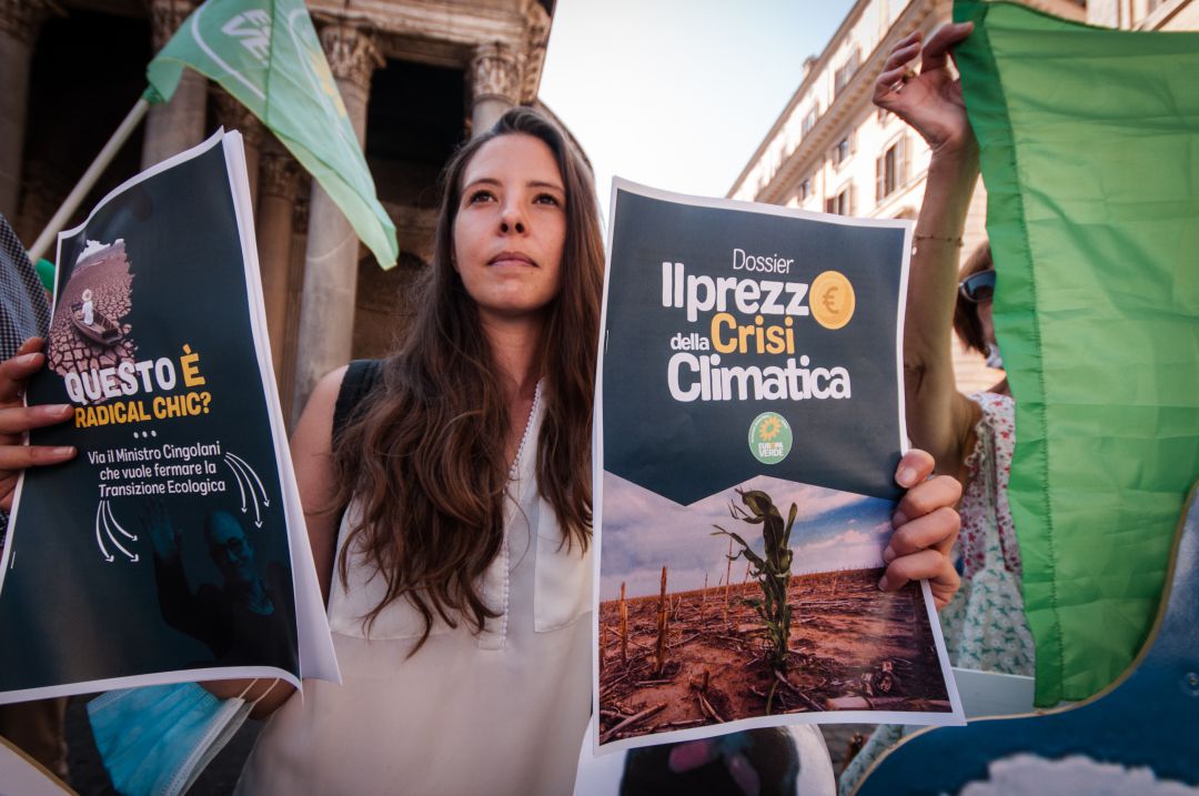 Protestas de Los Verdes frente al Panteón d eRoma, el pasado 30 de septiembre. Protestas de Los Verdes frente al Panteón d eRoma, el pasado 30 de septiembre.