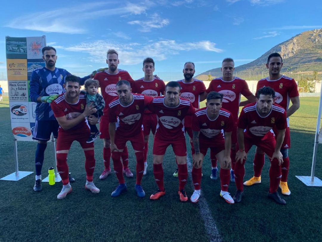 Once inicial del Jódar C.F. ante el Ibros C.F. Once inicial del Jódar C.F. ante el Ibros C.F.