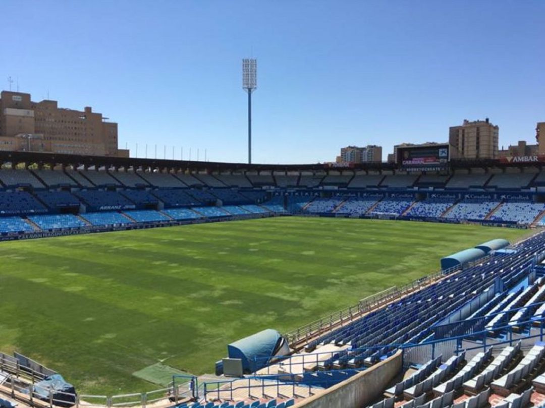 La Romareda acoge este 11 de octubre el primer partido entre el Real Zaragoza y la Sociedad Deportiva Huesca con público tras la pandemia. La Romareda acoge este 11 de octubre el primer partido entre el Real Zaragoza y la Sociedad Deportiva Huesca con público tras la pandemia.