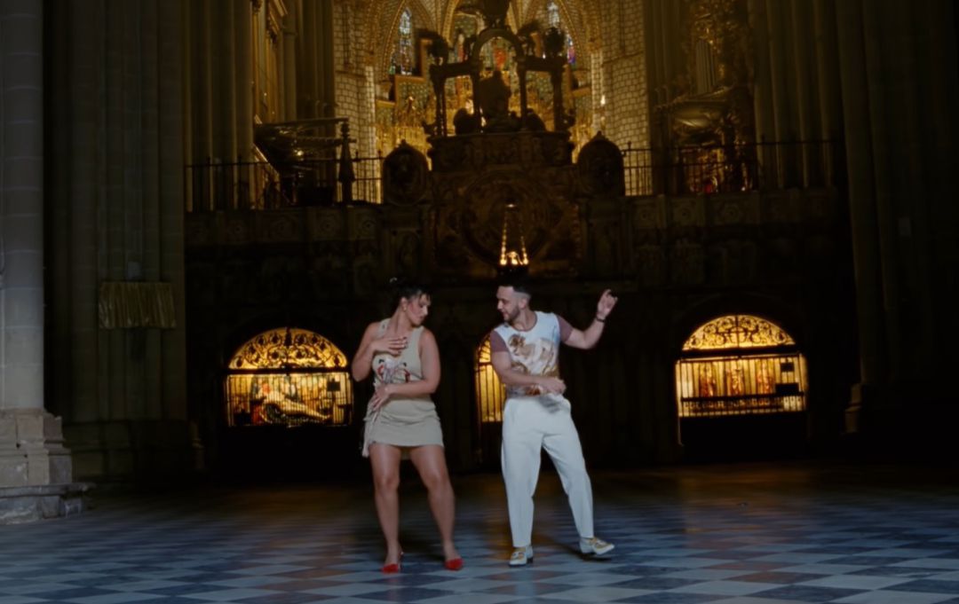 Un momento del vídeo de C. Tangana. Un momento del vídeo de C. Tangana.