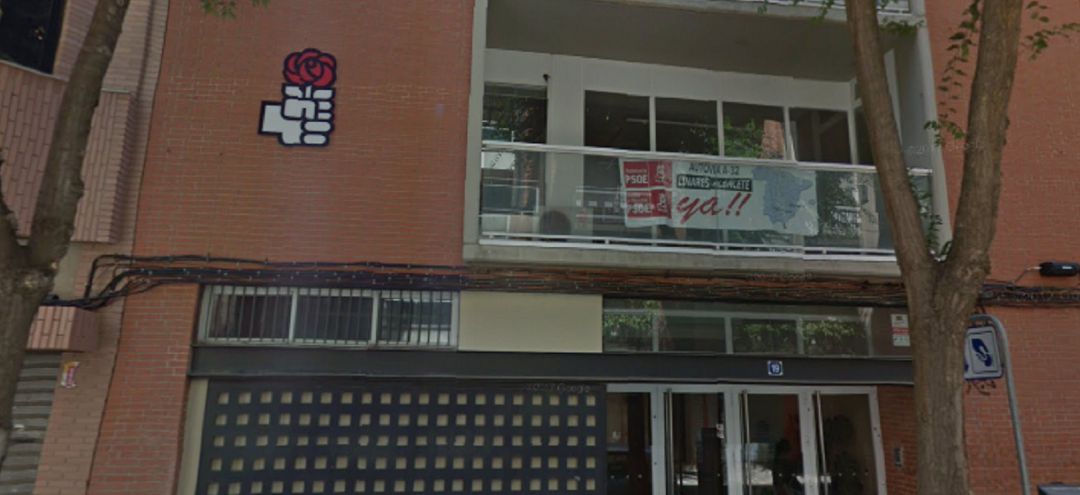 Imagen de archivo de la sede los socialistas de Albacete Imagen de archivo de la sede los socialistas de Albacete