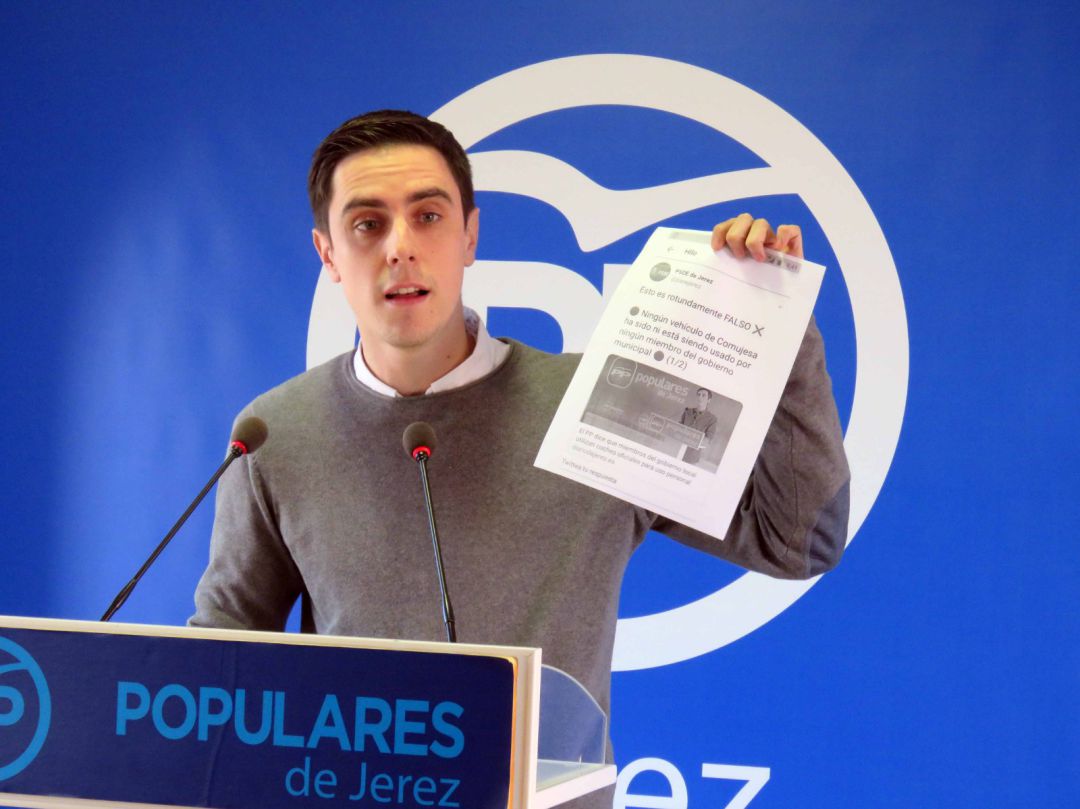 Jaime Espinar, concejal del PP en Jerez Jaime Espinar, concejal del PP en Jerez