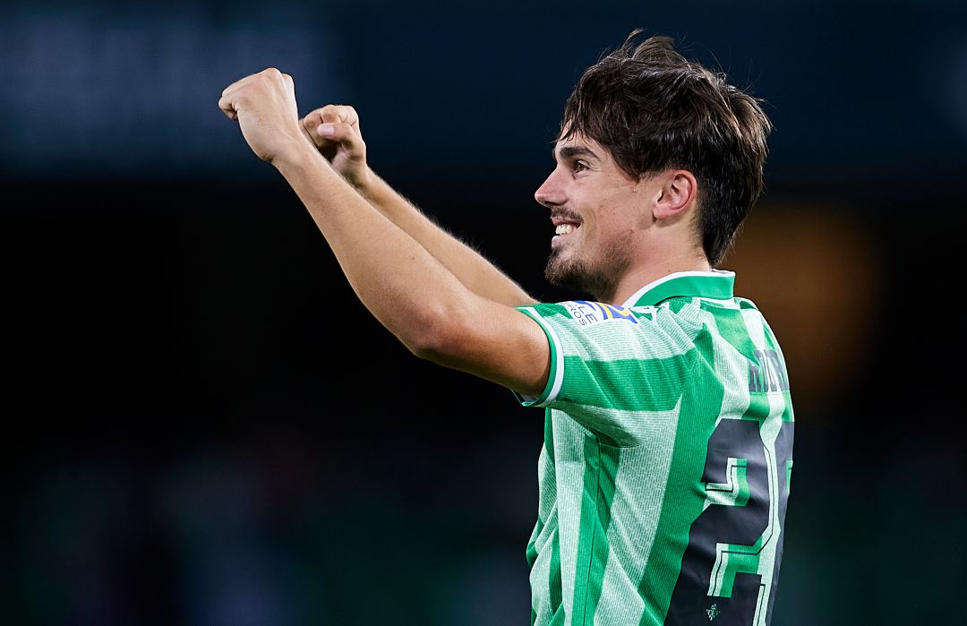 Rodri Sánchez durante un partido con el Betis esta temporada Rodri Sánchez durante un partido con el Betis esta temporada