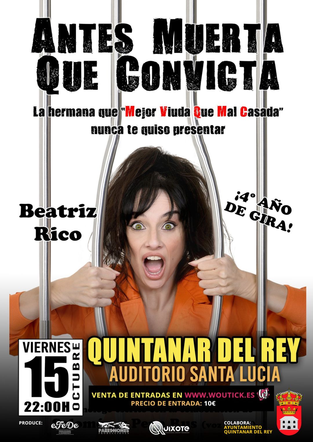 Beatriz Rico llega este viernes a Quintanar del Rey Beatriz Rico llega este viernes a Quintanar del Rey