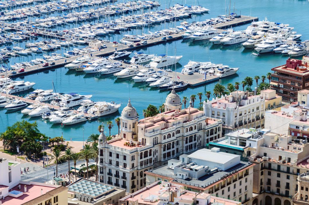Panóramica del Puerto de Alicante Panóramica del Puerto de Alicante