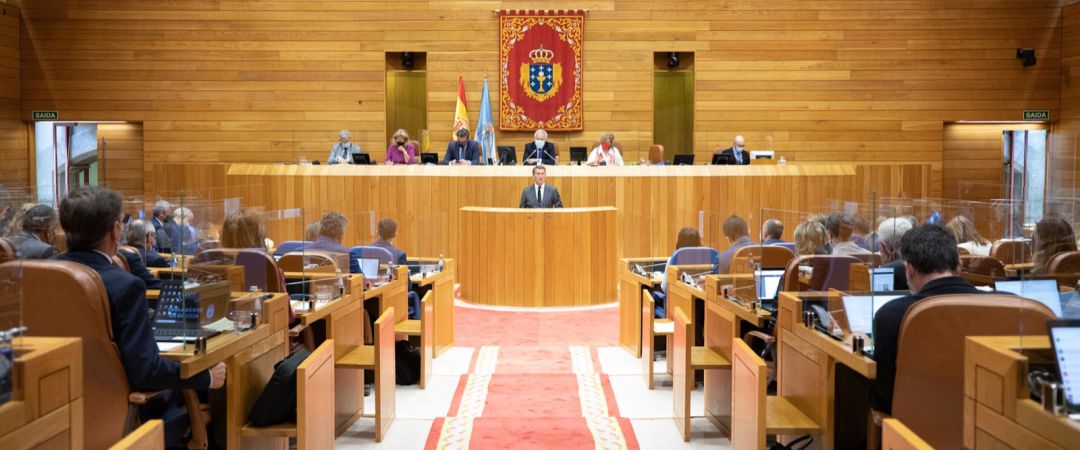 Feijóo en el Parlamento de Galicia Feijóo en el Parlamento de Galicia