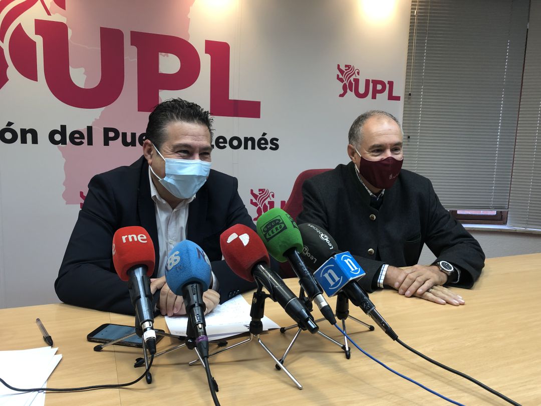 Luis Mariano Santos y Eduardo López Sendino aspiran a dirigir la UPL cuatro años más Luis Mariano Santos y Eduardo López Sendino aspiran a dirigir la UPL cuatro años más