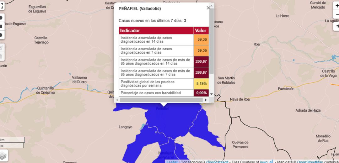 Situación epidemiológica comarca Situación epidemiológica comarca