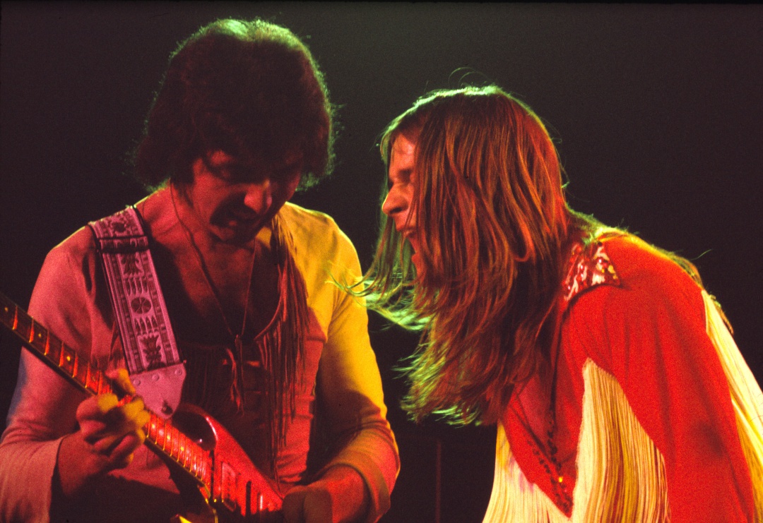 Tony Iommi y Ozzy Osbourne de Black Sabbath, 1974 Tony Iommi y Ozzy Osbourne de Black Sabbath, 1974