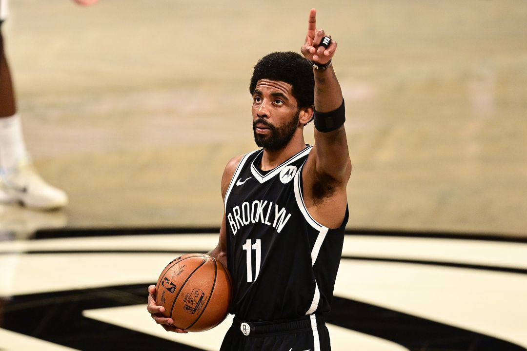 Irving, en un partido con los Brooklyn Nets Irving, en un partido con los Brooklyn Nets