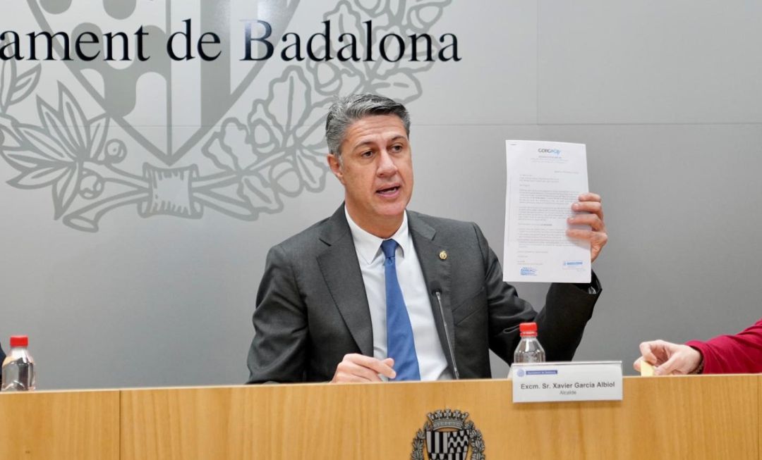 Imagen de archivo - El alcalde de Badalona, Xavier García Albiol, en una rueda de prensa en Badalona el 11 de diciembre de 2020. Imagen de archivo - El alcalde de Badalona, Xavier García Albiol, en una rueda de prensa en Badalona el 11 de diciembre de 2020.