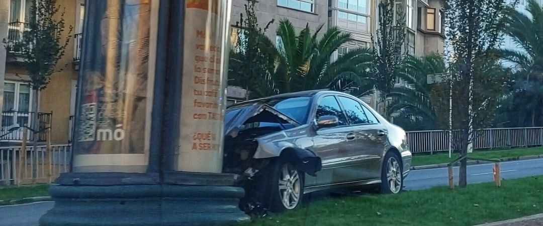 El otro vehículo accidentado El otro vehículo accidentado