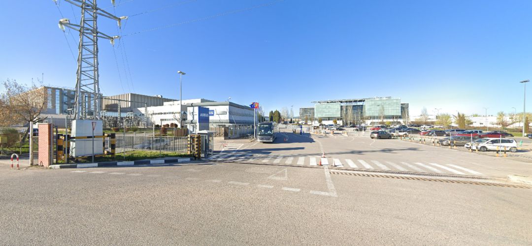 Exterior de la empresa aeronáutica Airbus, en Getafe Exterior de la empresa aeronáutica Airbus, en Getafe