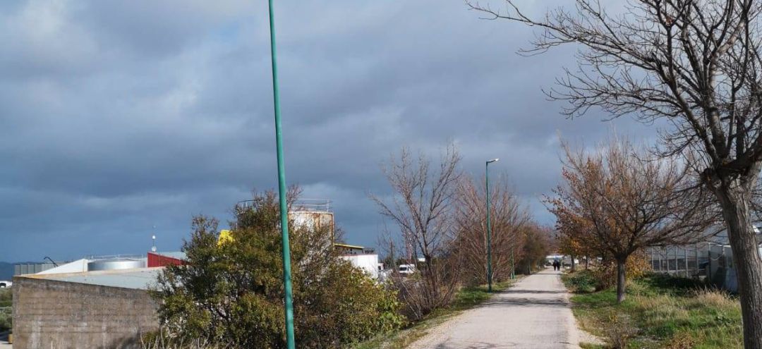 Uno de los tramos de la Vía Verde, donde se ha producido el accidente. Uno de los tramos de la Vía Verde, donde se ha producido el accidente.