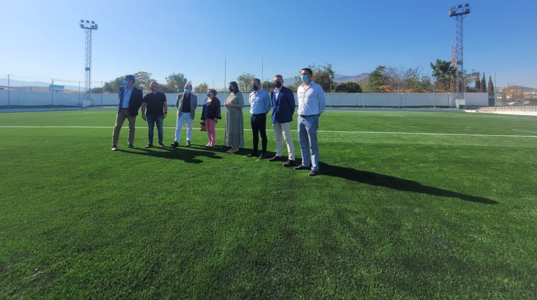 Visita de este viernes al campo de Las Lagunillas. Visita de este viernes al campo de Las Lagunillas.