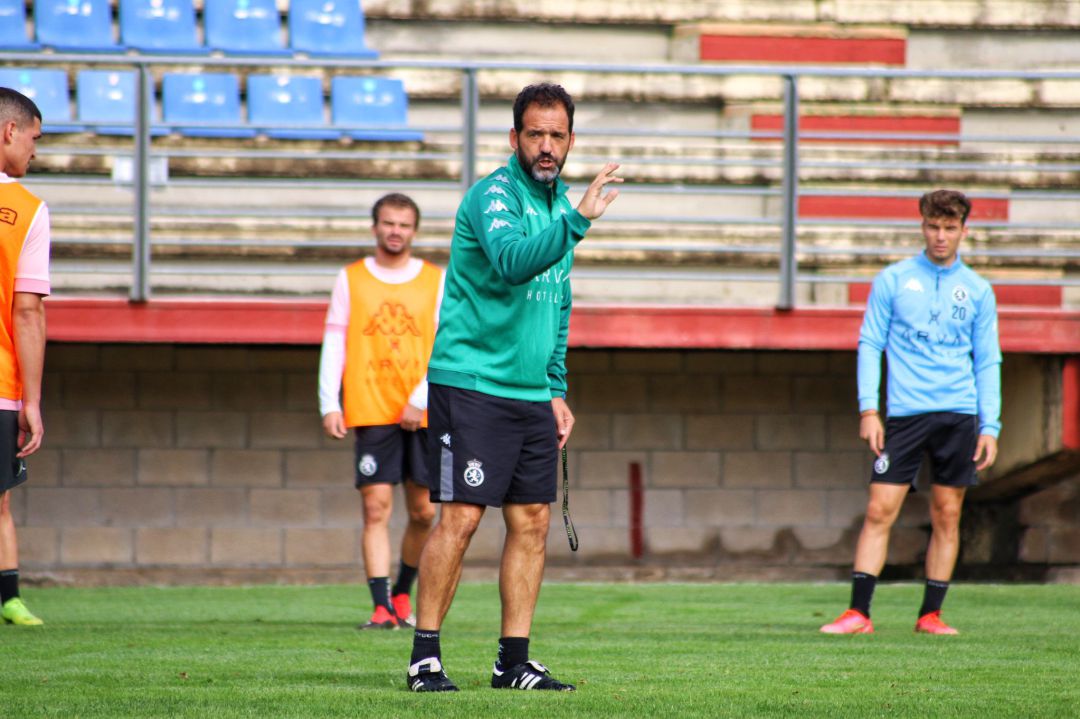 Ramón, durante uno de los entrenamientos de la semana en el Área Deportiva Ramón, durante uno de los entrenamientos de la semana en el Área Deportiva