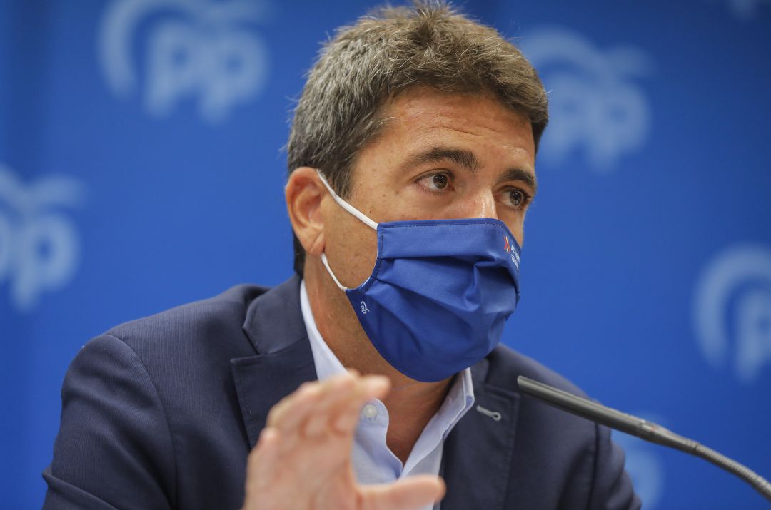 El presidente del PPCV, Carlos Mazón. El presidente del PPCV, Carlos Mazón.