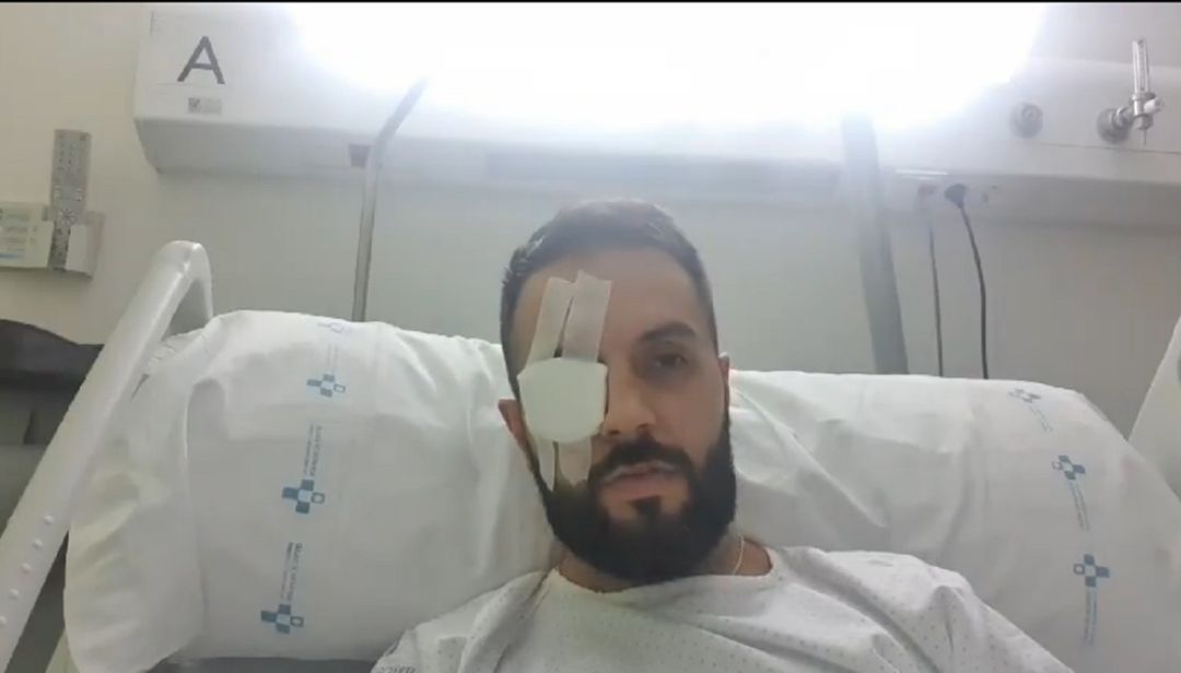 Eduardo Moráis en su cama del Hospital Universitario Centra de Asturias. Eduardo Moráis en su cama del Hospital Universitario Centra de Asturias.