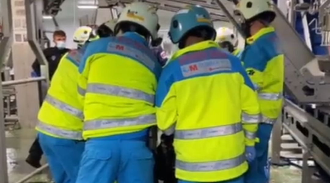 Un trabajador de San Agustín de Guadalix sufre la semi amputación del brazo en un accidente laboral Un trabajador de San Agustín de Guadalix sufre la semi amputación del brazo en un accidente laboral