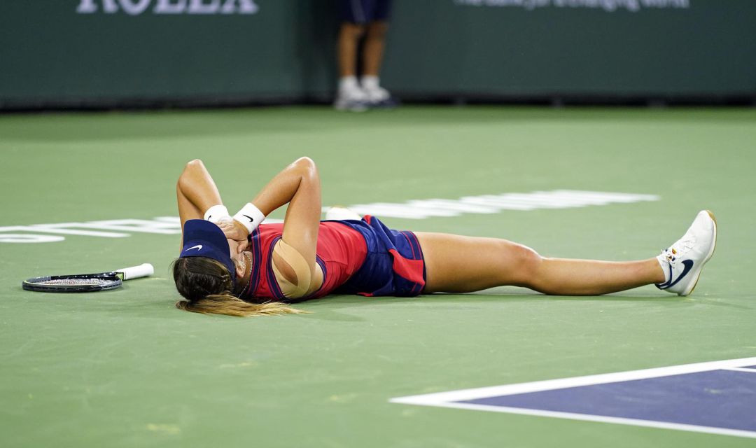 Paula Badosa tras meterse en la final de Indian Wells. Paula Badosa tras meterse en la final de Indian Wells.