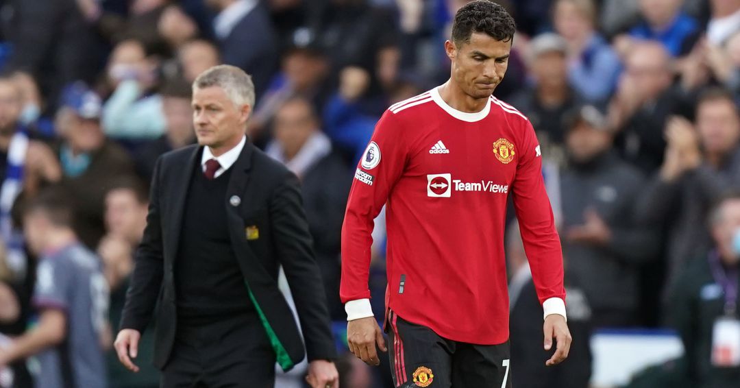 Solskjaer y Cristiano Ronaldo Solskjaer y Cristiano Ronaldo