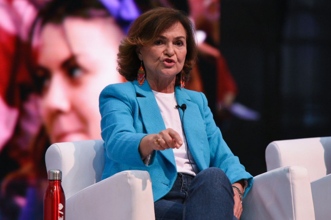Carmen Calvo en el Congreso Federal del PSOE Carmen Calvo en el Congreso Federal del PSOE