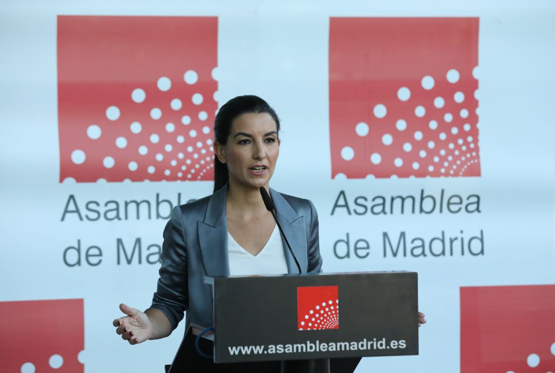 La portavoz de Vox en la Asamblea de Madrid, Rocío Monasterio La portavoz de Vox en la Asamblea de Madrid, Rocío Monasterio