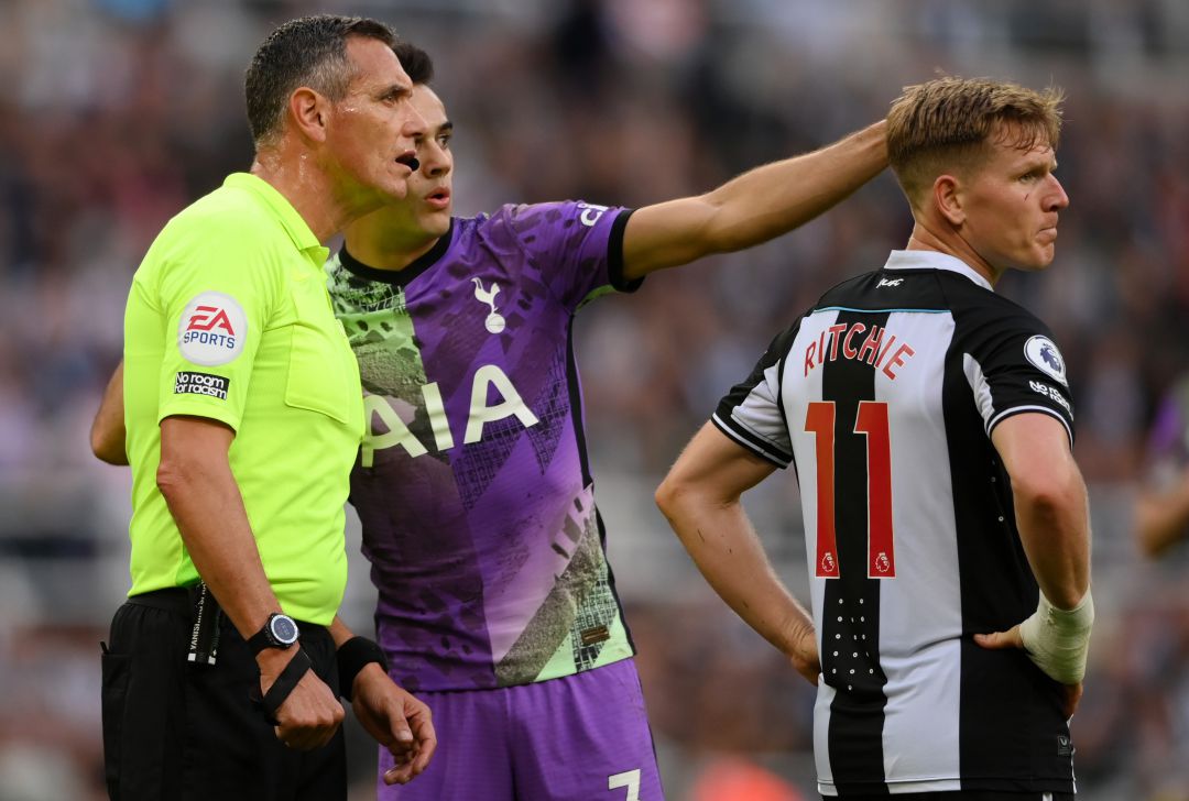 Sergio Reguilón durante el Newcastle - Tottenham Sergio Reguilón durante el Newcastle - Tottenham