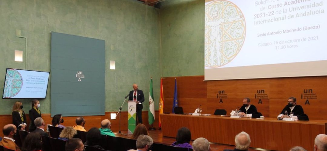 Inauguración del curso académico en la UNIA. Inauguración del curso académico en la UNIA.