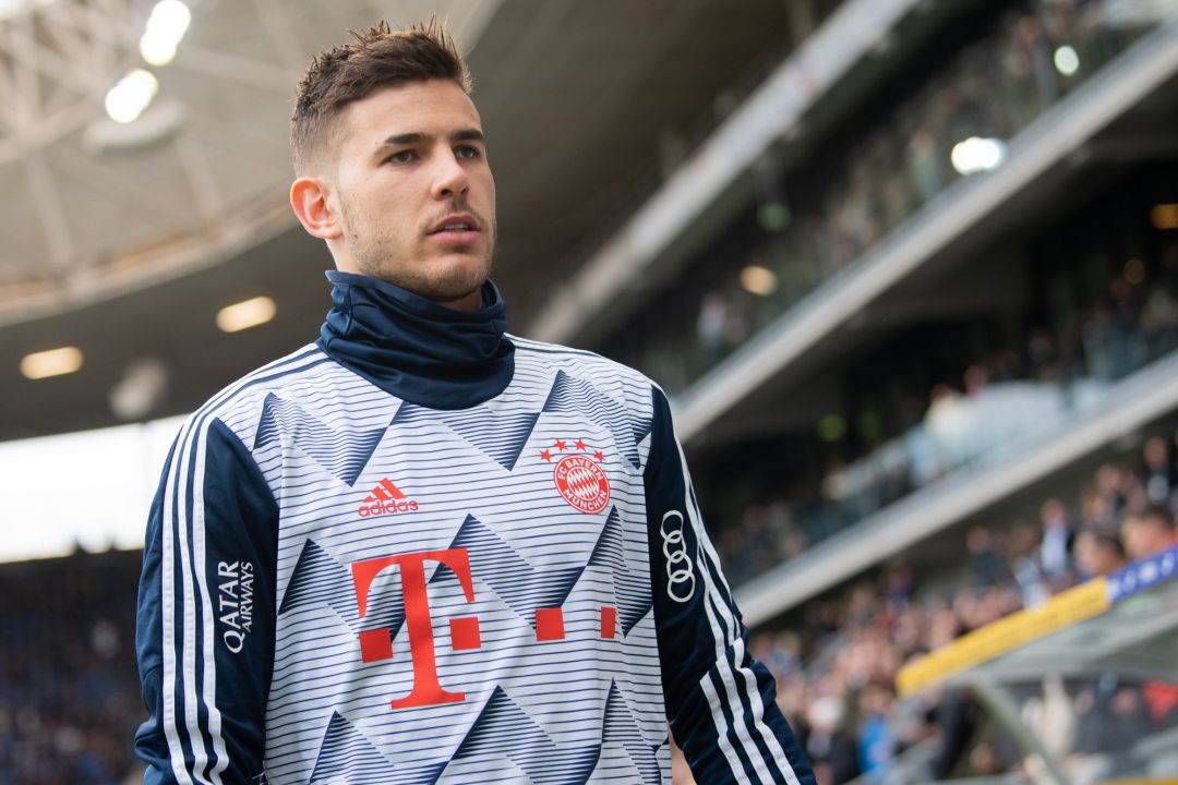 Lucas Hernandez, durante un partido con el Bayern Lucas Hernandez, durante un partido con el Bayern