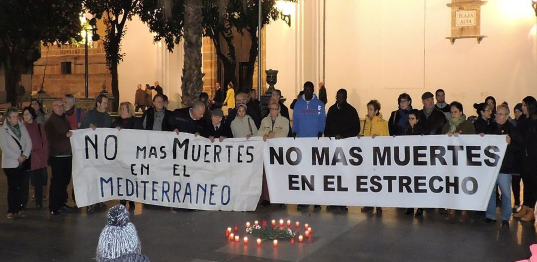 Una concentración en Algeciras. Una concentración en Algeciras.