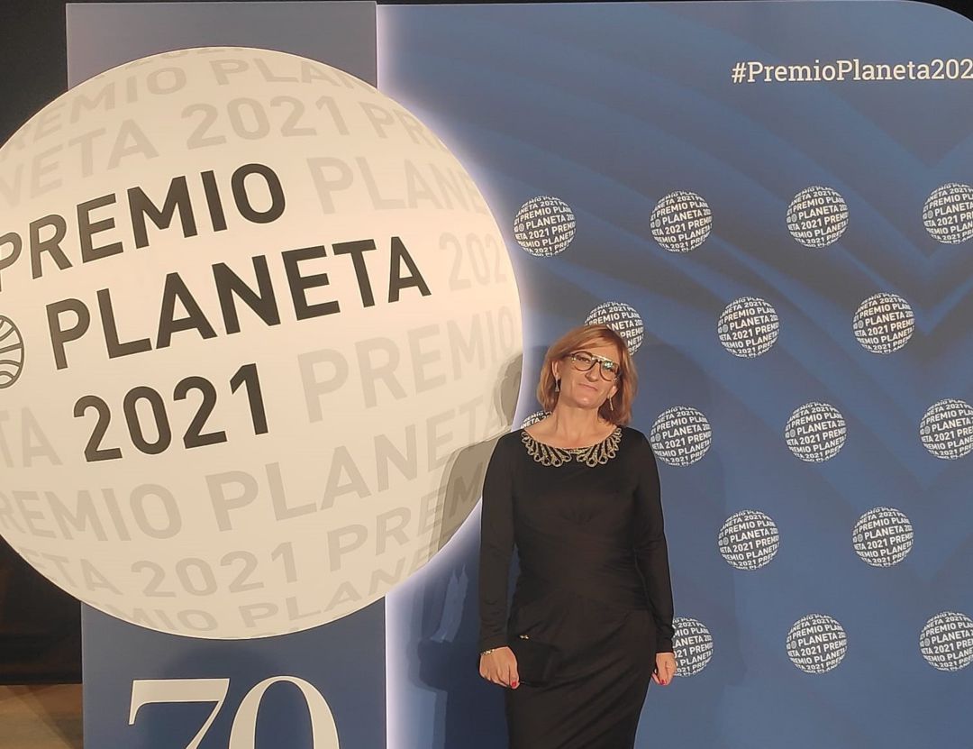 La escritora Anabel Fernández Escribano en los Premios Planeta 2021 La escritora Anabel Fernández Escribano en los Premios Planeta 2021