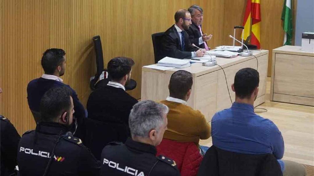 Los condenados de 'La Manada', durante el juicio por el crimen de Pozoblanco. Los condenados de 'La Manada', durante el juicio por el crimen de Pozoblanco.