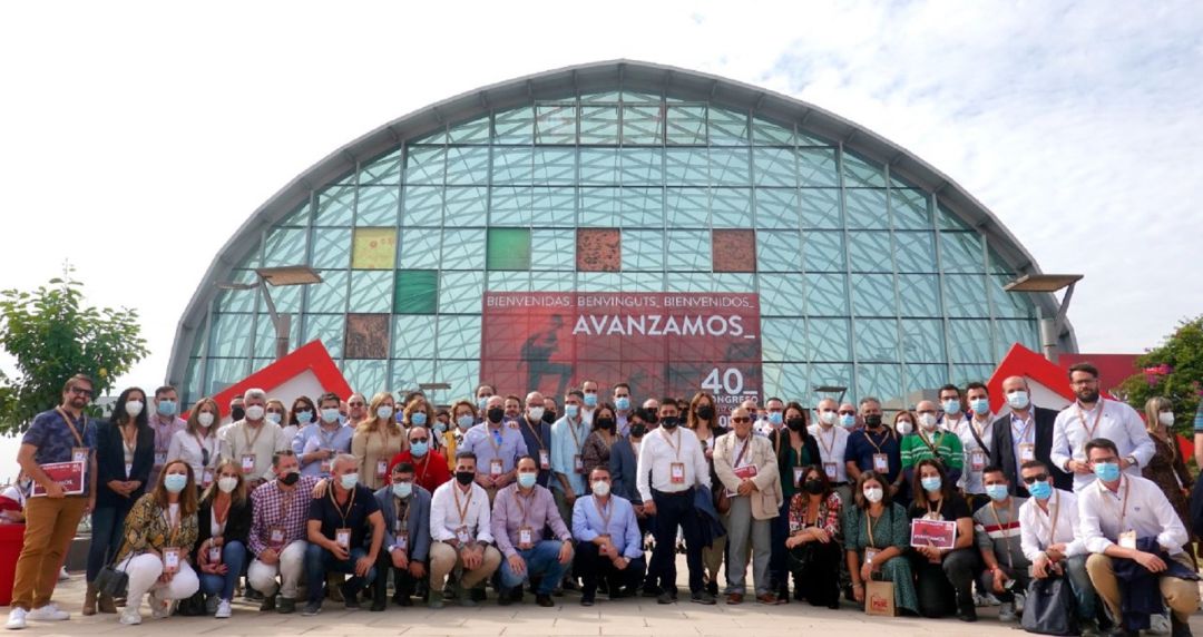 Socialistas jiennenses en el 40 Congreso del PSOE en Valencia. Socialistas jiennenses en el 40 Congreso del PSOE en Valencia.