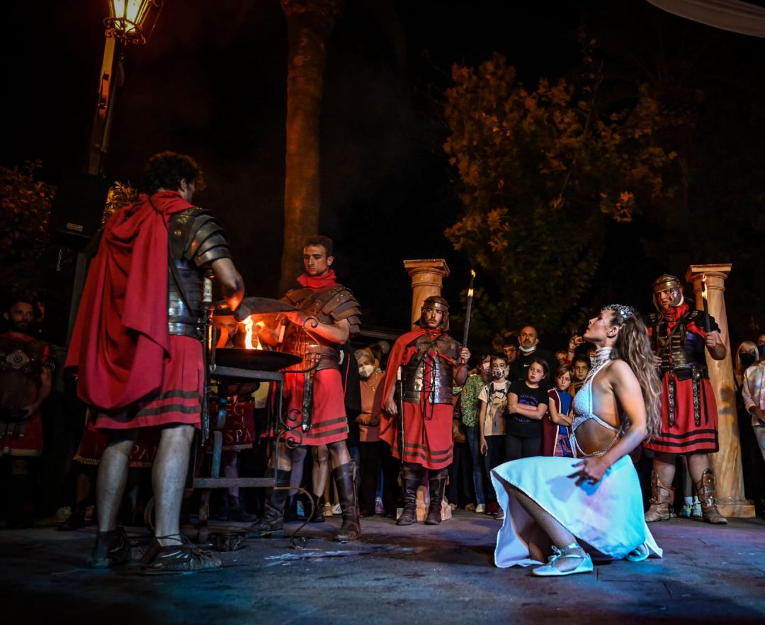 Actividad de las Fiestas Ibero Romanas en el Paseo. Actividad de las Fiestas Ibero Romanas en el Paseo.