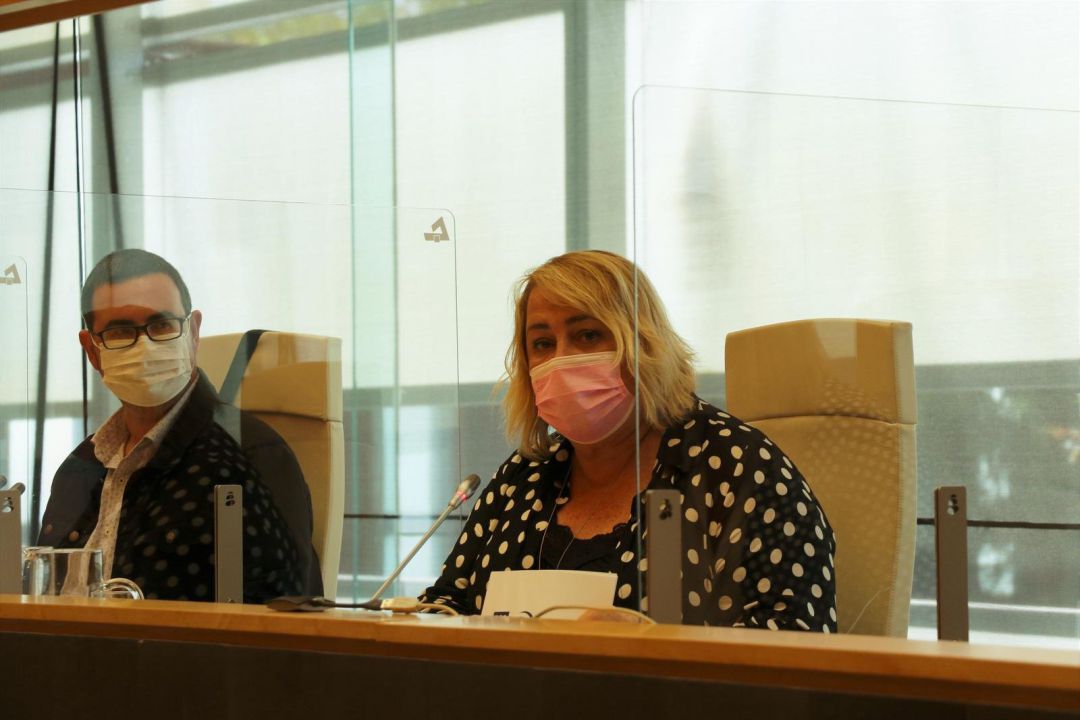 La diputada de Infraestructuras Viarias, Aintzane Oiarbide La diputada de Infraestructuras Viarias, Aintzane Oiarbide