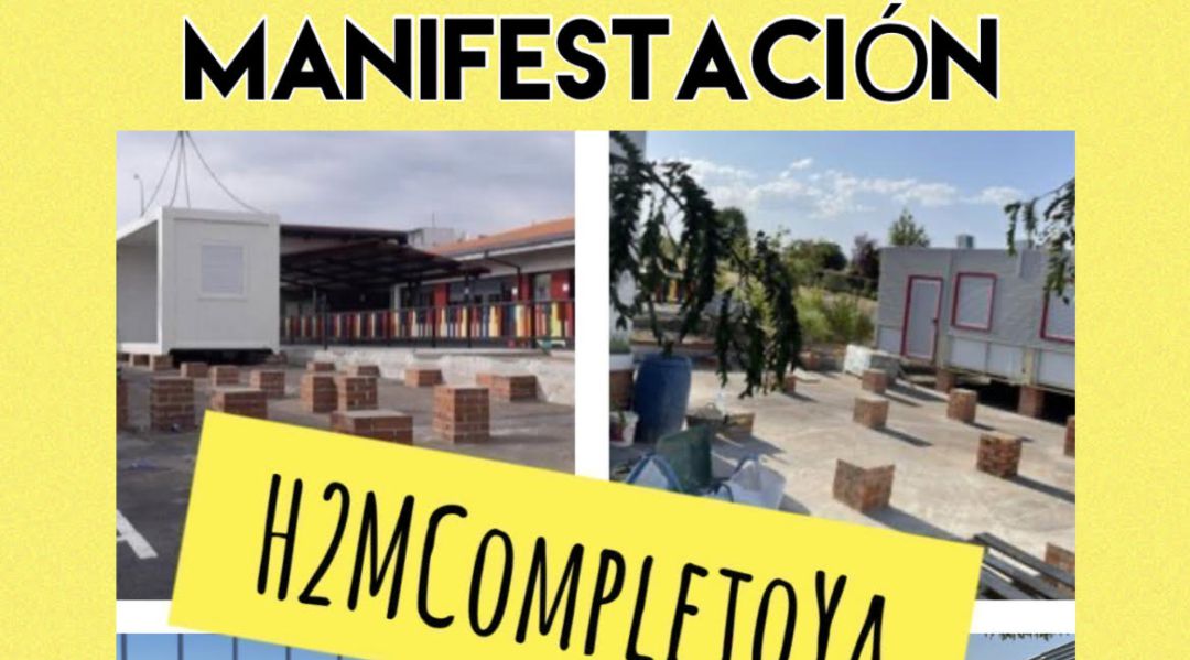 Cartel de la convocatoria de la manifestación del AMPA del colegio Héroes del Dos de Mayo Cartel de la convocatoria de la manifestación del AMPA del colegio Héroes del Dos de Mayo