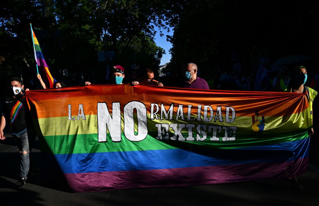 Manifestación a favor de los derechos LGTBI en Madrid Manifestación a favor de los derechos LGTBI en Madrid