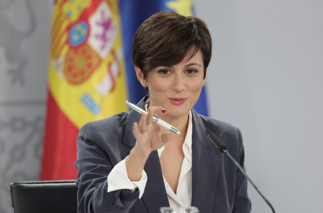 La ministra Portavoz, Isabel Rodríguez. La ministra Portavoz, Isabel Rodríguez.