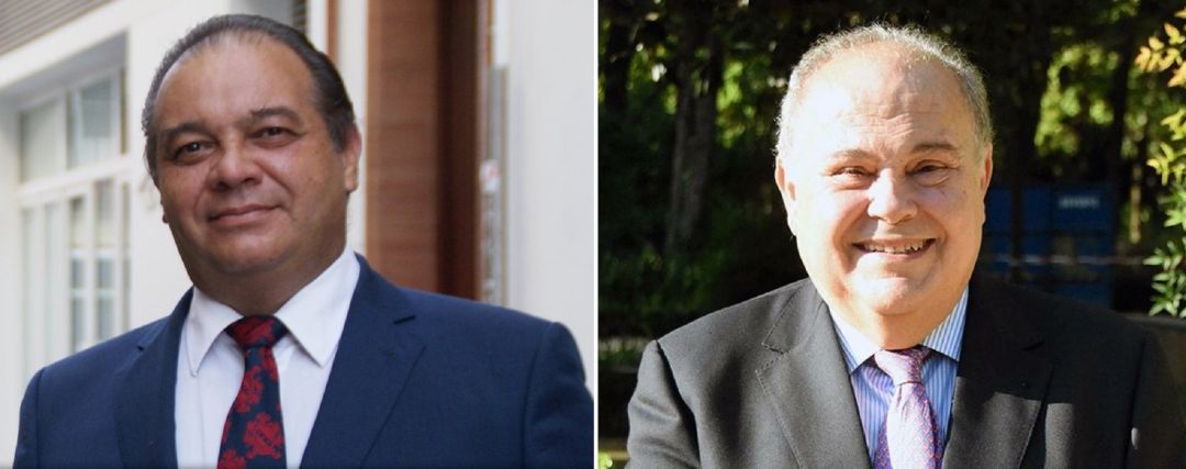 Estos son los candidatos a hermano mayor de Los Panaderos: Ángel Corpas Jiménez, a la izquierda, y Manuel García Tejada Estos son los candidatos a hermano mayor de Los Panaderos: Ángel Corpas Jiménez, a la izquierda, y Manuel García Tejada