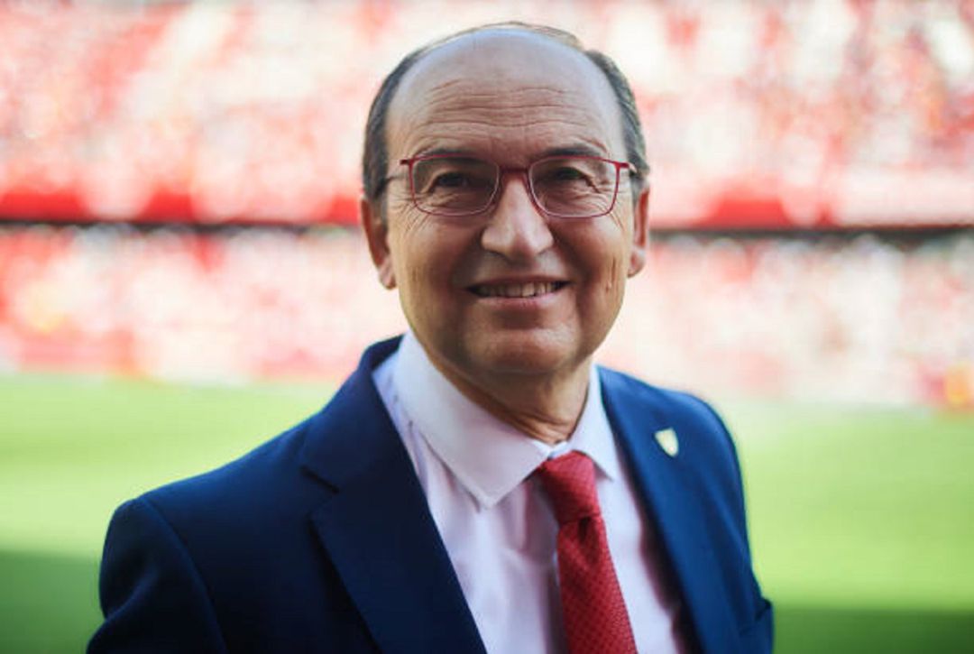 Pepe Castro, presidente del Sevilla. Pepe Castro, presidente del Sevilla.