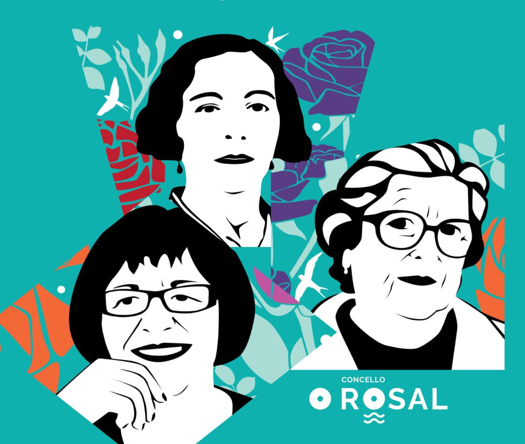 Cartel de la inauguración del mural 'Mulleres do Rusal'. Cartel de la inauguración del mural 'Mulleres do Rusal'.