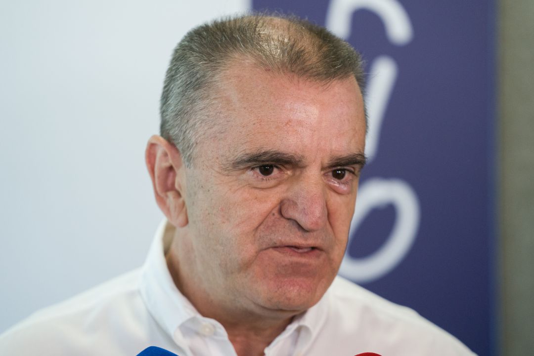 José Manuel Franco, en una rueda de prensa José Manuel Franco, en una rueda de prensa